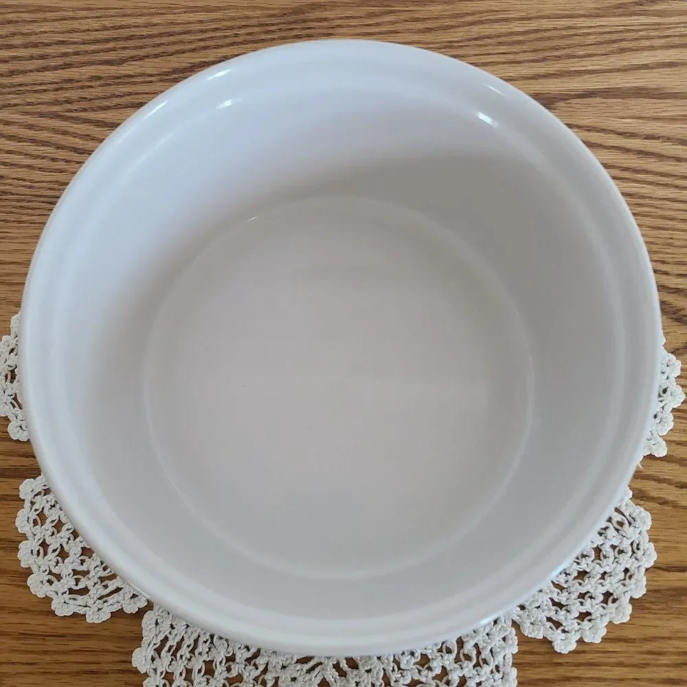 Over and Back Ceramic Soufflé Green Baking Dish Large Ramekin Made in Portugal